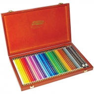 Набір кольорових олівців художніх Koh-i-Noor POLYCOLOR дерев'яний пенал 36 шт. (3895)