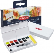 Виведено Набір акварельних фарб Inktense Derwent №2 12 кол + пензлик з резервуаром (2305544)