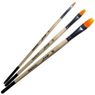 Набір пензликів універсальних синтетичних Monet Uni 2079 set3 F2 F10 F20 (3шт) (M2079)