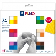 Набір полімерної глини (пластики) Fimo Basic Colours 24х25гр (8023C24-1)