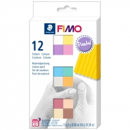 Набір полімерної глини (пластики) Fimo Pastel Colours 12х25гр (8023C12-3)