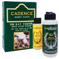 Смоли епоксидні Cadence 100 Coats Varnish Set двухкомпонентна прозора 120+70 мл (CA152)