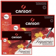 Блок паперу для масла Canson 290г/м2 в асортименті (C2008572all)