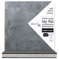 Блокнот для акварелі PRO Stonebook SMLT 100% бавовна 19,5х19,5 см 300г/м2 32 арк (FB-32 (300)