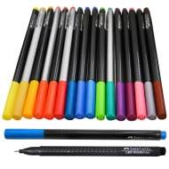 Ручка капілярна Faber-Castell FINE PEN GRIP 0.4 бірюзова (23365)