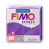 ВИВЕДЕНО Полімерна глина (пластика) Fimo Effect 57г (602) Фіолетова з блискітками (8020-602)