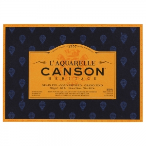 Альбом для акварели Canson Heritage 18*26 300гр/м?  20 листов