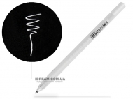Ручка гелева Sakura біла MEDIUM 08 (0.4mm) Gelly Roll Basic (XPGB # 50)