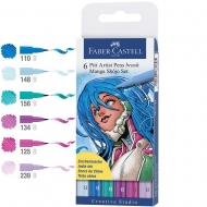 ЗНЯТИЙ З ВИРОБНИЦТВА Набір ручок Faber-Catell Manga Set "SHOJO" 6 шт (25828)