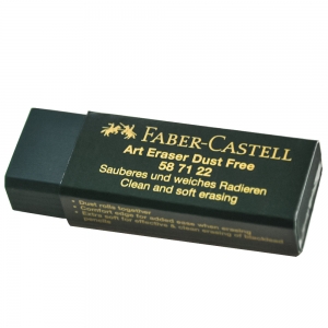 Ластик Faber-Castell DUST FREE ART зелений вініл (587122)
