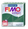 Полімерна глина (пластика) Fimo Effect 57г (504) Зелена напівпрозора (8020-504)